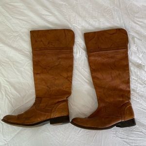Frye Caramel Leather Boots